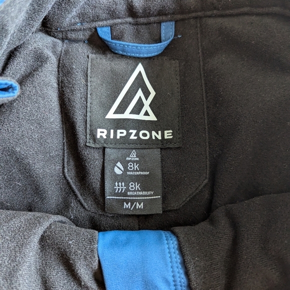 RIPZONE thermal fleece insulated ski/snowboarding/snow pants blue women's size M - Picture 7 of 13